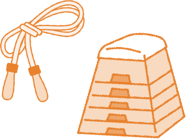 なわとび 跳び箱